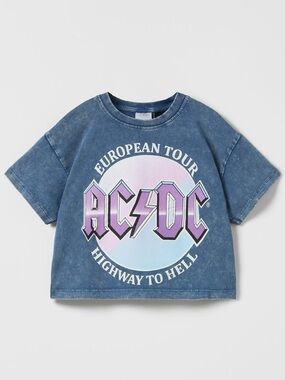 Zara Cropped Band Tee